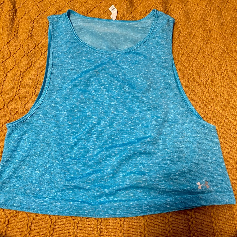 Blue Heat Gear Under Armour Tank